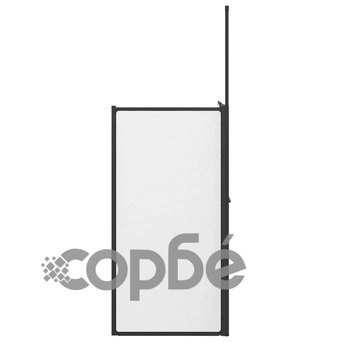 Душ параван сгъваем L-образен с 4 панела, черен, 120 x 70 x 137 см, алуминий ➤ топ цена ➤ sorbe.bg