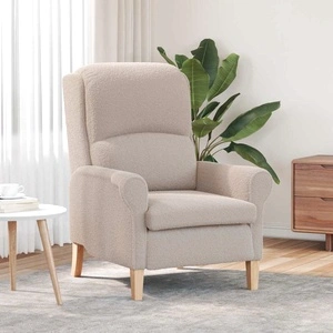 Фотьойл с подлакътници светлосиво 76x94x102 см текстил