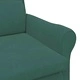 Кадифено кресло тъмнозелено 76x94x102 см от шперплат