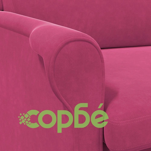 Фотьойл виненочервен кадифе 76x94x102 см с дървена рамка ➤ топ цена ➤ sorbe.bg