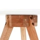 Комплект масички за кафе от орехово дърво и MDF 50x50x46 см - 3 броя