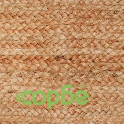 Килим от Естествена Юта в Бежов Цвят, 240 x 340 см, Ръчно Изработен ➤ топ цена ➤ sorbe.bg