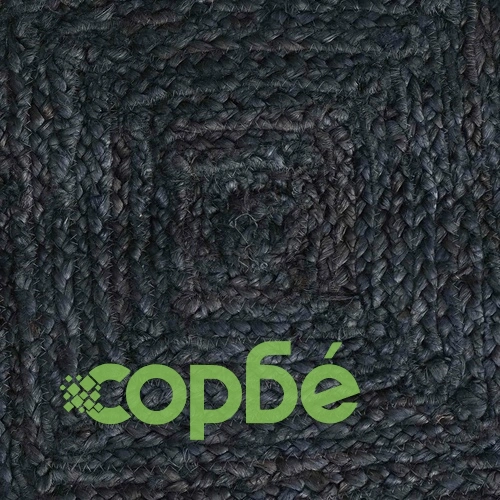 Килим за всекидневна, правоъгълен, тъмносиво, юта, 240 x 340 см ➤ топ цена ➤ sorbe.bg