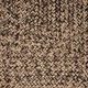 Килим от юта, правоъгълен, естествено и черно, 80 x 400 см
