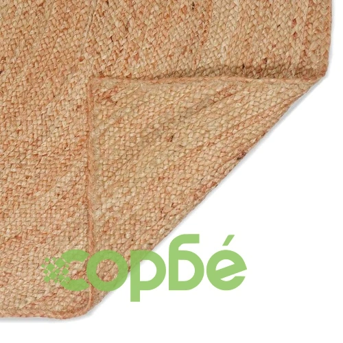 Килим за помещение от юта, кафяв, 80 x 400 см ➤ топ цена ➤ sorbe.bg