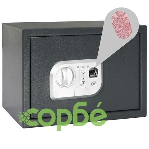 Цифров сейф с биометрично заключване 35x25x25 см стомана тъмно сив ➤ топ цена ➤ sorbe.bg