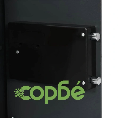 Цифров сейф с отпечатъци и код 31x35x50 см стомана тъмно сив ➤ топ цена ➤ sorbe.bg