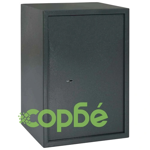 Метален сейф с ключ тъмносив 31x35x50 см от стомана ➤ топ цена ➤ sorbe.bg