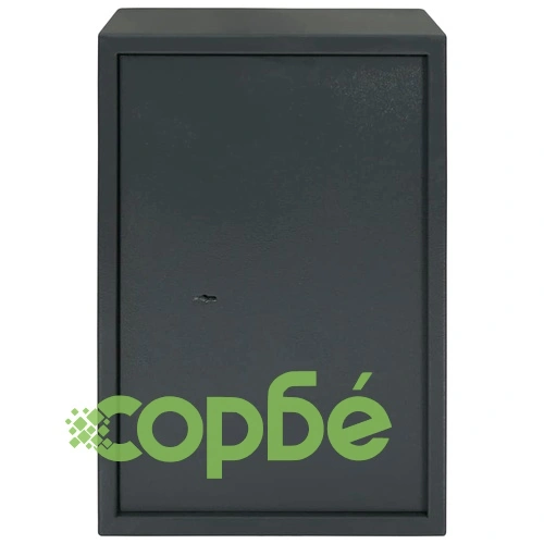 Метален сейф с ключ тъмносив 31x35x50 см от стомана ➤ топ цена ➤ sorbe.bg