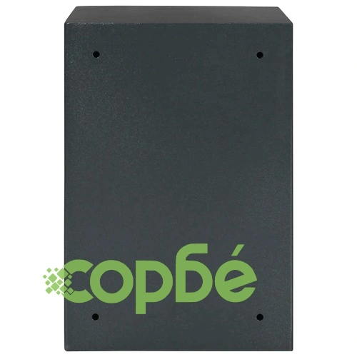 Метален сейф с ключ тъмносив 31x35x50 см от стомана ➤ топ цена ➤ sorbe.bg