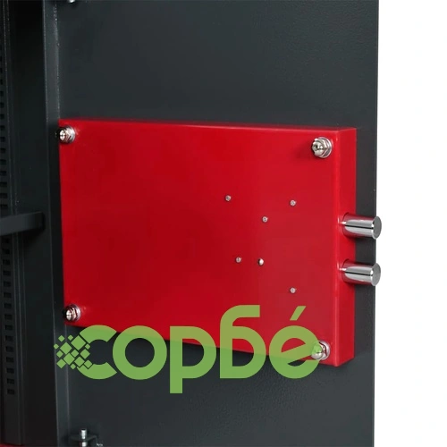 Метален сейф с ключ тъмносив 31x35x50 см от стомана ➤ топ цена ➤ sorbe.bg