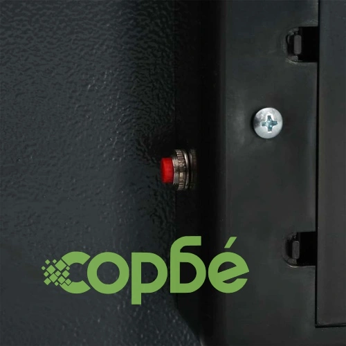 Електронен цифров сейф от стомана 42x37x20 см - тъмносив ➤ топ цена ➤ sorbe.bg