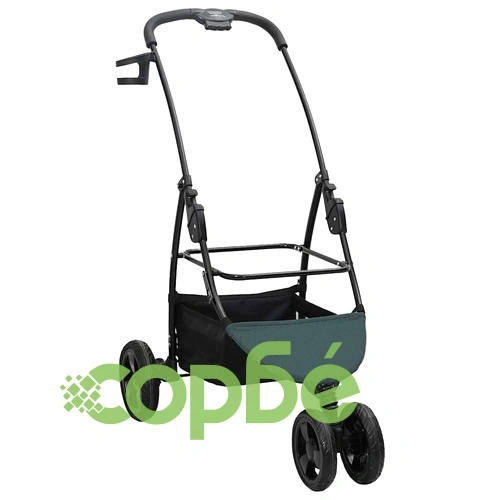 Сгъваема количка за домашни любимци 2в1 с покривало - зелена 78x54x101 см ➤ топ цена ➤ sorbe.bg