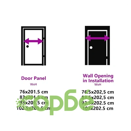 Вътрешна врата от закалено стъкло и алуминий 83 x 201.5 cm Черна ➤ топ цена ➤ sorbe.bg