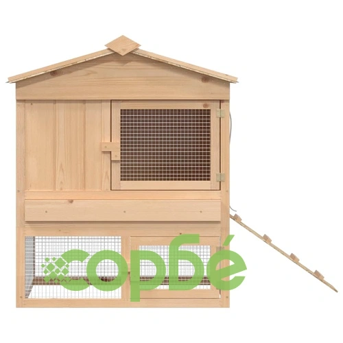 Кокошарник от борова дървесина 75x59x60 см кафяв ➤ топ цена ➤ sorbe.bg