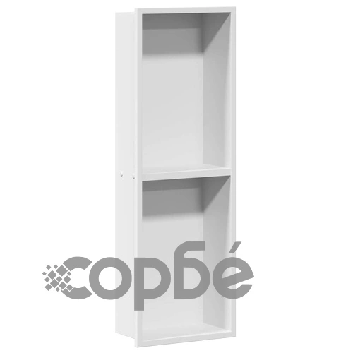 Ниша за душ, матово бяло, 60 x 20 x 9,5 см, неръждаема стомана 304 ➤ топ цена ➤ sorbe.bg