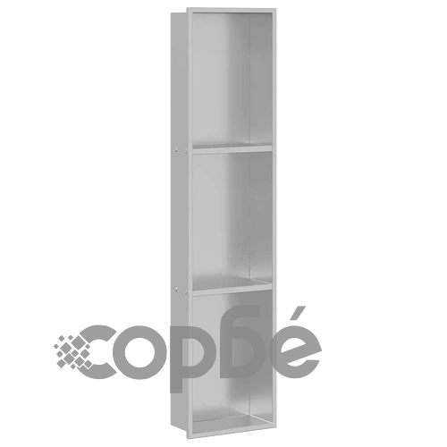 Ниша за душ от неръждаема стомана 304, сребриста, 90 x 20 x 9.5 см ➤ топ цена ➤ sorbe.bg