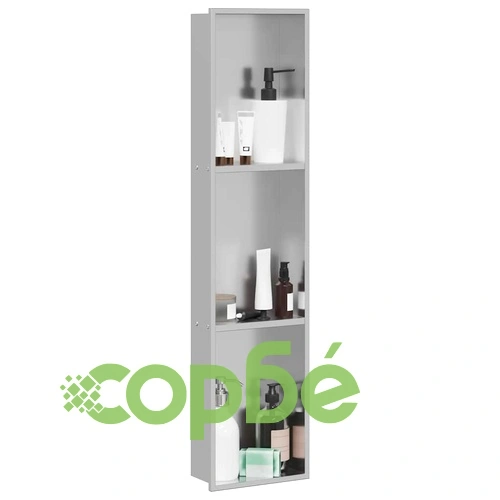 Ниша за душ от неръждаема стомана 304, сребриста, 90 x 20 x 9.5 см ➤ топ цена ➤ sorbe.bg