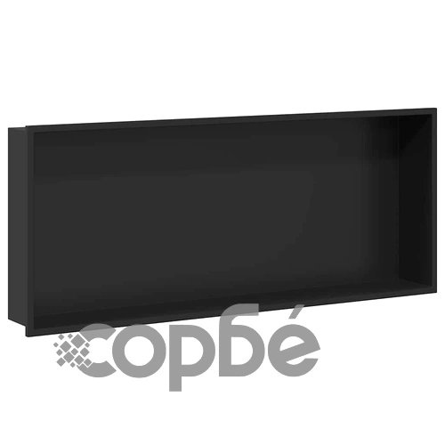 Ниша за душ от неръждаема стомана 304, черна мат, 75 x 30 x 9.5 см ➤ топ цена ➤ sorbe.bg