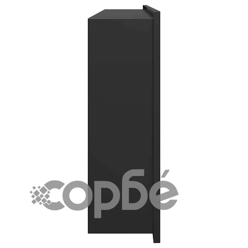 Ниша за душ от неръждаема стомана 304, черна мат, 75 x 30 x 9.5 см ➤ топ цена ➤ sorbe.bg