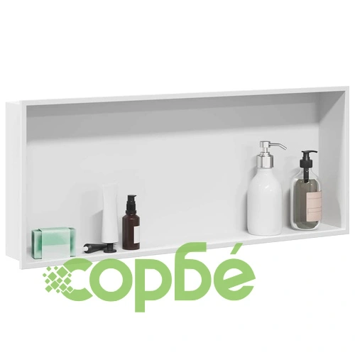 Ниша за душ от неръждаема стомана 304, Бяла, 75 x 30 x 9.5 см ➤ топ цена ➤ sorbe.bg