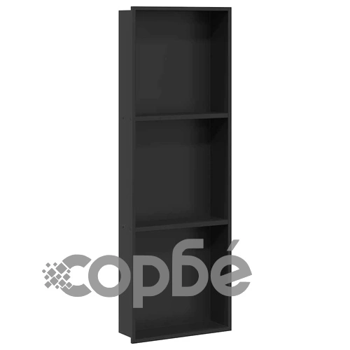 Ниша за душ от неръждаема стомана 304, черна, 90 x 30 x 9.5 см ➤ топ цена ➤ sorbe.bg