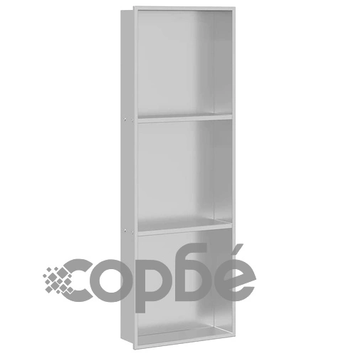 Ниша за душ от неръждаема стомана 304, сребриста, 90 x 30 x 9.5 см ➤ топ цена ➤ sorbe.bg