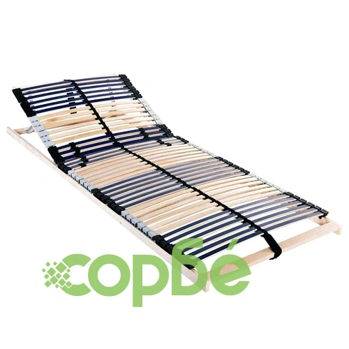 Ламелна подматрачна рамка от букова дървесина 140x190 см, кафява ➤ топ цена ➤ sorbe.bg