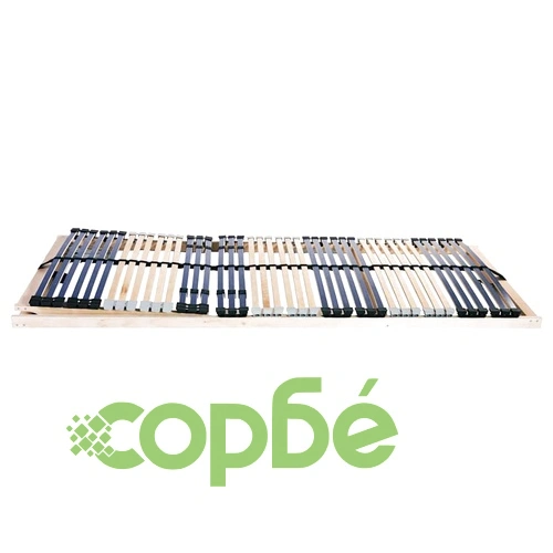 Ламелна подматрачна рамка от букова дървесина 140x190 см, кафява ➤ топ цена ➤ sorbe.bg