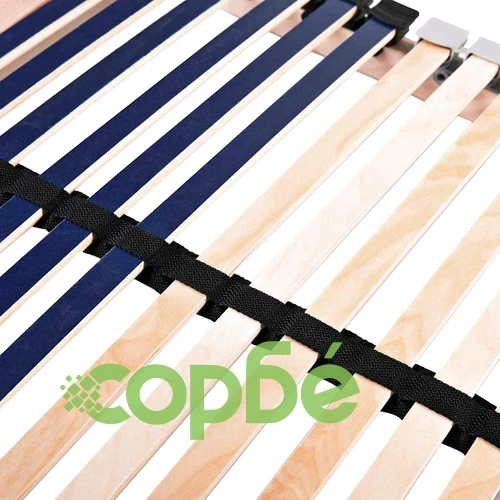 Ламелна подматрачна рамка от букова дървесина 140x190 см, кафява ➤ топ цена ➤ sorbe.bg