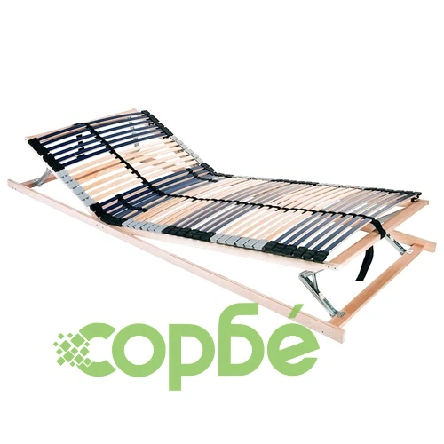 Ламелна подматрачна рамка от букова дървесина 90x190 см, кафява ➤ топ цена ➤ sorbe.bg