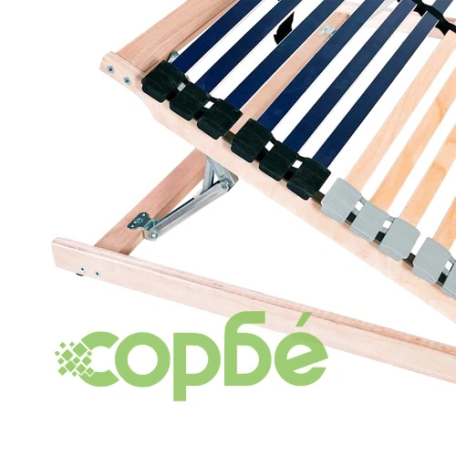 Ламелна подматрачна рамка от букова дървесина 90x190 см, кафява ➤ топ цена ➤ sorbe.bg