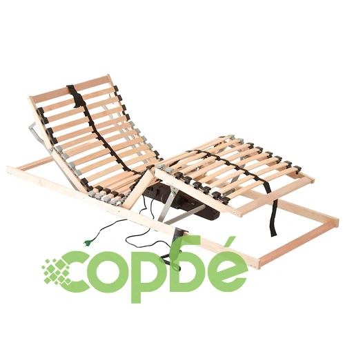 Електрическа ламелна подматрачна рамка с 26 ламела, 7 зони, 90 x 190 cm от бук ➤ топ цена ➤ sorbe.bg