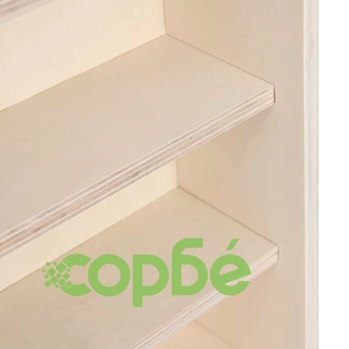 Дървена витрина за колекционери от шперплат кафяв цвят 100 x 8.5 x 54 см ➤ топ цена ➤ sorbe.bg