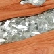 Конзолна маса от масивна тикова дървесина 100 x 35 x 75 см - кафява