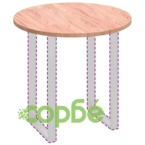 Плот за маса от масивен дъб светлокафяв  80 x 2.5 cm ➤ топ цена ➤ sorbe.bg