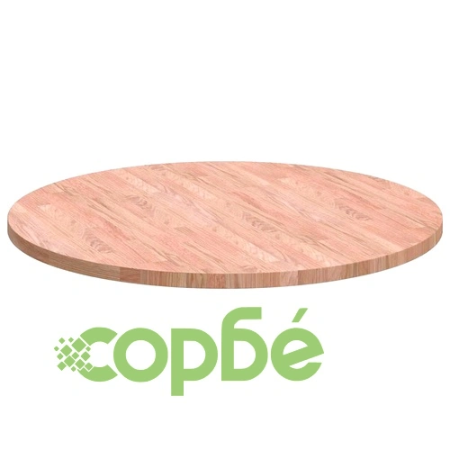 Плот за маса от масивен дъб светлокафяв  80 x 2.5 cm ➤ топ цена ➤ sorbe.bg