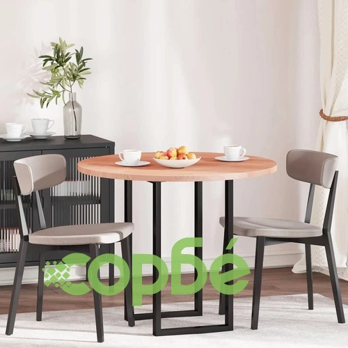 Плот за маса от масивен дъб светлокафяв 90x2.5см ➤ топ цена ➤ sorbe.bg