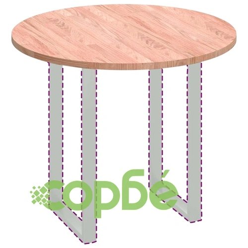 Плот за маса от масивен дъб светлокафяв 90x2.5см ➤ топ цена ➤ sorbe.bg