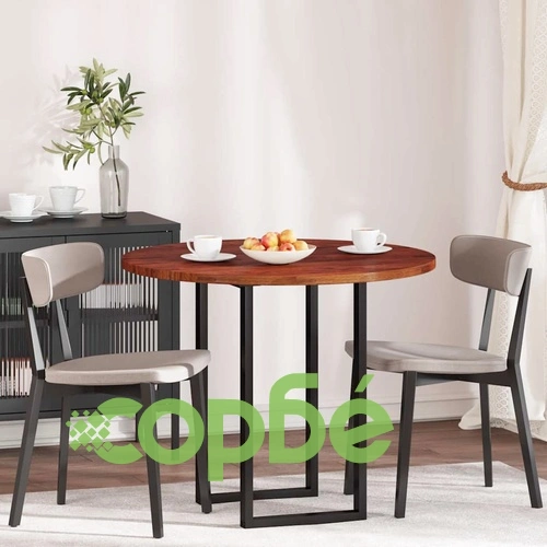 Плот за маса от масивен дъб тъмнокафяв  90 x 2.5 cm ➤ топ цена ➤ sorbe.bg