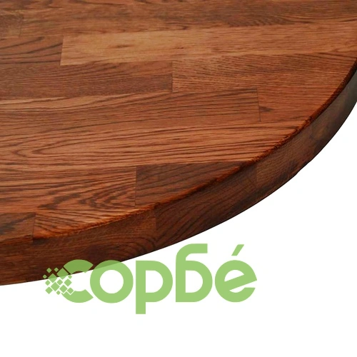 Плот за маса от масивен дъб тъмнокафяв  90 x 2.5 cm ➤ топ цена ➤ sorbe.bg