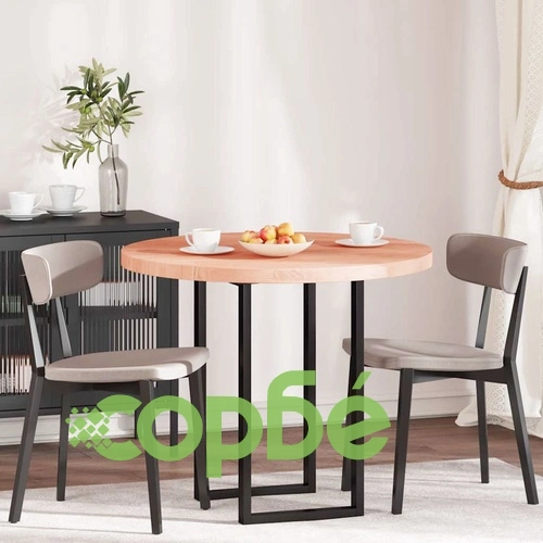 Плот за маса от масивен дъб светлокафяв  90 x 4 cm ➤ топ цена ➤ sorbe.bg