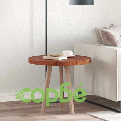 Плот за маса от масивен дъб тъмнокафяв  60 x 4 cm ➤ топ цена ➤ sorbe.bg