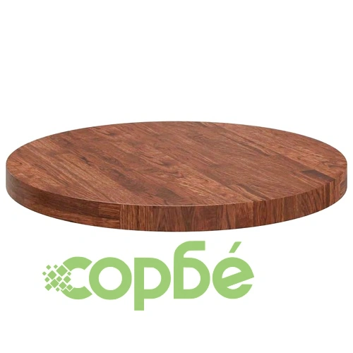 Плот за маса от масивен дъб тъмнокафяв  60 x 4 cm ➤ топ цена ➤ sorbe.bg