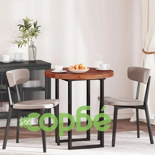 Плот за маса от масивен дъб тъмнокафяв  70 x 4 cm ➤ топ цена ➤ sorbe.bg