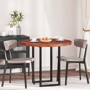 Плот за маса от масивен дъб тъмнокафяв  90 x 4 cm