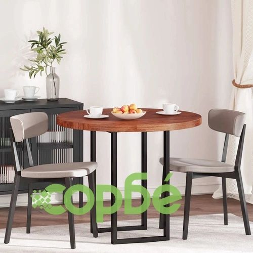 Плот за маса от масивен дъб тъмнокафяв  90 x 4 cm ➤ топ цена ➤ sorbe.bg