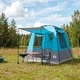 Парти шатра за 4 души, 210 x 210 см, 185T полиестер с PU покритие, синя