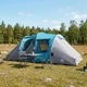 Палатка за къмпинг тип Моментна 524 x 232 x 192 см, Синя, Полиестер 185T