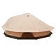 Семейна палатка за 12 души - 185T полиестер с PU покритие, 600x600x348 см